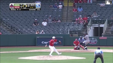 Ian Bedell In play, run(s) to Aaron Schunk