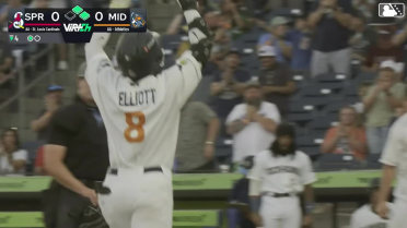 Clark Elliott's three-run homer