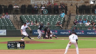 Trevor Hauver grounds into a double play, second baseman Cavan Biggio to shortstop Jax Biggers to first baseman Carlos Pérez. Justin Foscue out at 2nd. Trevor Hauver out at 1st.