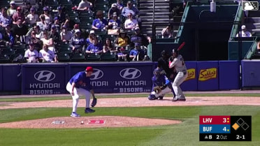 Carter Kieboom homers (4) on a fly ball to left field. Liover Peguero scores.