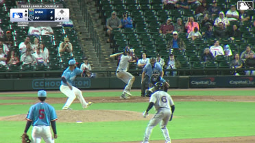 Brett Squires singles on a line drive to center fielder Lucas Spence. Rudy Martin Jr. scores. Brett Squires to 2nd. Brett Squires advances to 2nd, on a fielding error by center fielder Lucas Spence.
