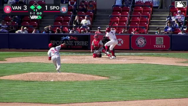 Kelvin Hidalgo singles on a line drive to center fielder J.R. Freethy. Jacob Humphrey scores. Ethan Hedges to 3rd. Kelvin Hidalgo to 2nd. Kelvin Hidalgo advances to 2nd, on a throwing error by center fielder J.R. Freethy.