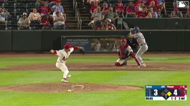 Mike Sirota homers (1) on a fly ball to left field. Elijah Hainline scores.