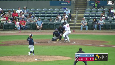 Josh Hood homers (1) on a fly ball to left center field. Jared Sundstrom scores. Aaron McKeithan scores.