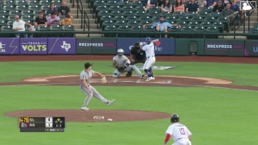 Cody Freeman lines into an unassisted double play, second baseman Arol Vera. Cooper Johnson out at 2nd.