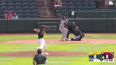 Spencer Nivens homers (6) on a fly ball to right center field. Jorge Alfaro scores.