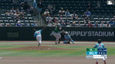 Logan Wagner homers (6) on a fly ball to right field.