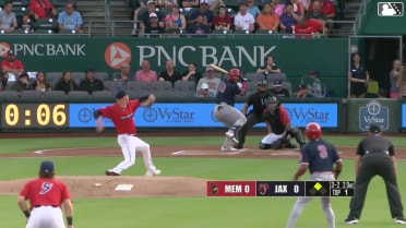 Leo Bernal homers (14) on a fly ball to center field. Victor Scott II scores.