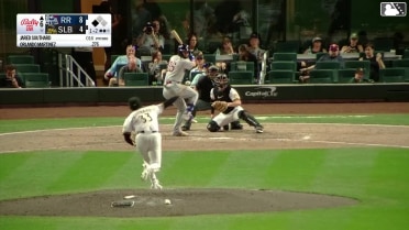 Orlando Martinez singles on a line drive to left fielder Cade Marlowe. Keyber Rodriguez scores.
