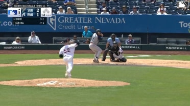 Riley Unroe homers (2) on a fly ball to center field.