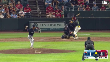 Miguel Ugueto doubles (20) on a fly ball to center fielder Caden Kendle. Zach Levenson scores.