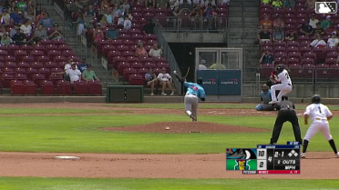 Rayne Doncon singles on a line drive to left fielder Jacob Jenkins-Cowart. Miguel Briceno scores. Andy Lugo to 2nd.