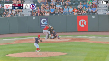 Chris Meyers homers (4) on a fly ball to right field.