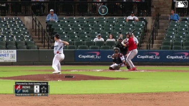 Tyler Locklear homers (10) on a fly ball to left field.