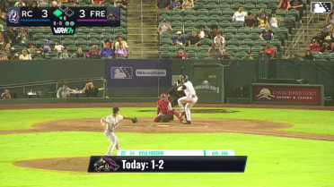 Kyle Fossum singles on a fly ball to center fielder Kevyn Castillo. Wilder Dalis scores. Landyn Vidourek to 3rd.