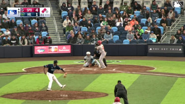 Tevin Tucker singles on a fly ball to center fielder Slade Caldwell. Caleb Hobson scores. Jacob Humphrey to 3rd.