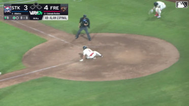 Felix Tena's walk-off sacrifice fly