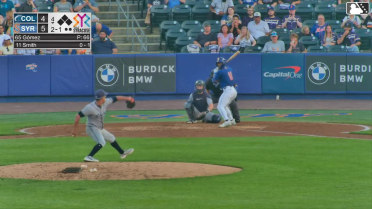 D'Andre Smith homers (1) on a fly ball to center field.