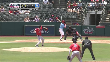 Will Childers In play, run(s) to César Prieto