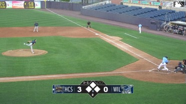 Aidan Curry In play, run(s) to Elijah Green