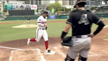 Austin Hays' solo homer during rehab