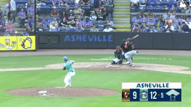 Colby Jones homers (2) on a fly ball to right center field.