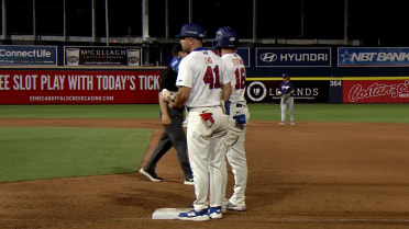 Michael Stefanic hits RBI single