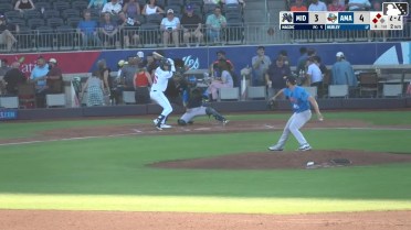 Jack Hurley singles on a ground ball to shortstop Leo De Vries. Druw Jones scores. Anderdson Rojas scores. Throwing error by shortstop Leo De Vries.