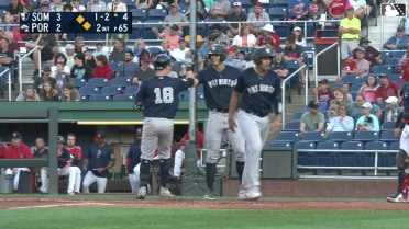 Jon Berti's three-run homer during rehab assignment