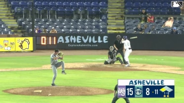 Chase Call singles on a ground ball to left fielder Eddie Park. Justin Thomas Jr. scores.