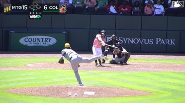 Cal Conley homers (4) on a line drive to right field.