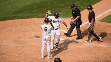 Power Surge Continues as Somerset Splits Doubleheader With Richmond