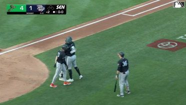 Dylan Beavers' second home run of the game