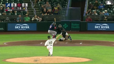Adrian Del Castillo homers (6) on a fly ball to left field. Santiago Espinal scores.