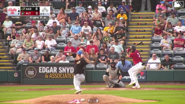 Lonnie White Jr. homers (17) on a fly ball to left center field.