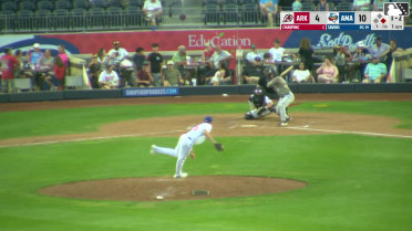 Connor Charping homers (4) on a fly ball to left center field. Bill Knight scores.