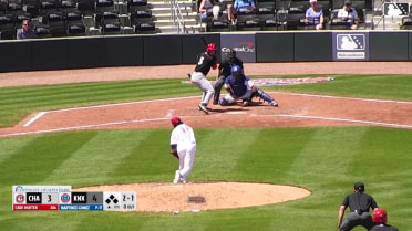 Luis Martinez-Gomez In play, run(s) to Cade Hunter