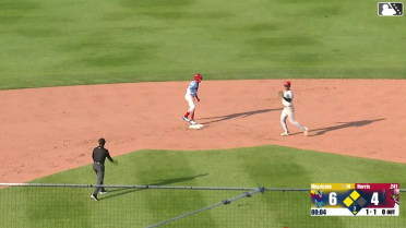 Frank Mozzicato In play, run(s) to Dakota Harris