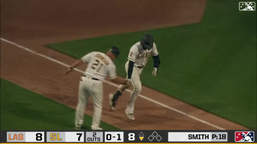 Jo Adell smacks a 444-foot home run to left-center