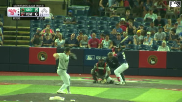 Tate Southisene homers (1) on a fly ball to left center field.