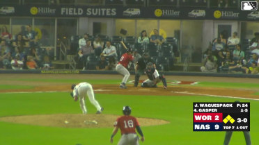 Mickey Gasper walks. Vinny Capra scores. Nate Eaton to 3rd. Kristian Campbell to 2nd.