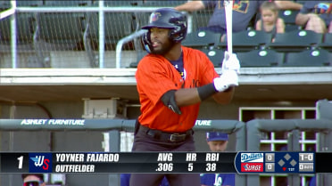 Fajardo collects three hits and as many steals 
