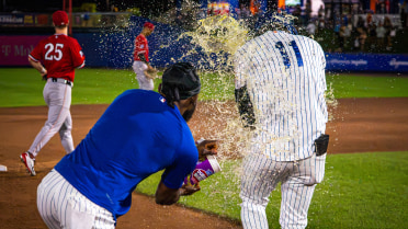 Syracuse Mets Recap: Amick's Walk-Off Bunt Secures Series Win over Rochester, Mets Stay Close to Red Wings in Standings
