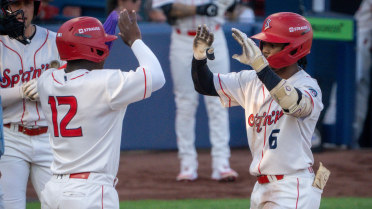 Catlett Deals, Hobson Homers in Spokane's 7-1 Win