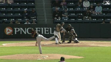 Elijah Dunham melts a solo home run to right field