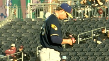 Justin Lamkin's eight strikeouts