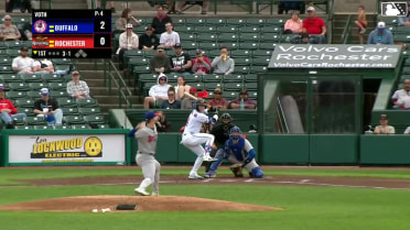 Robert Hassell III homers (1) on a fly ball to right center field.