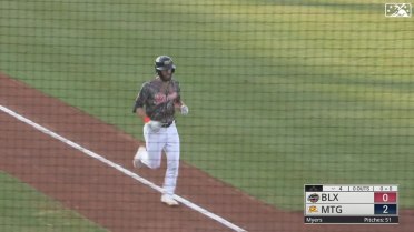 Tristan Peters hits his third home run of the year