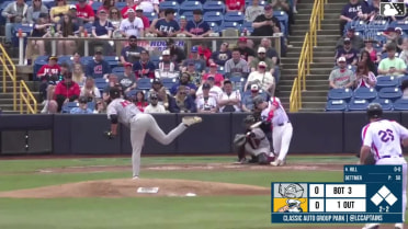 Nathan Dettmer In play, run(s) to Luke Hill