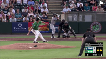 Trey Gibson In play, run(s) to Patrick Clohisy